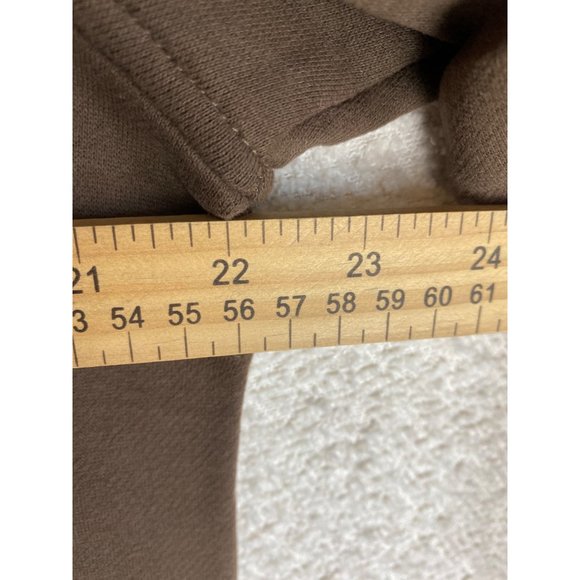 Trendy Queen Oversized Pullover Sweatshirt Brown Size Small New with Tags - Picture 4 of 8